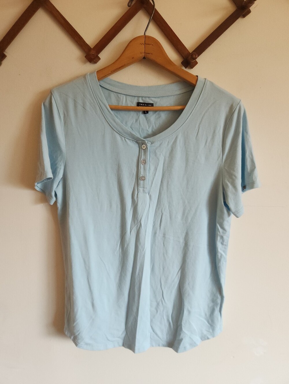 Two Blind Brothers Henly Short Sleeve Tee Soft Baby Blue Large
